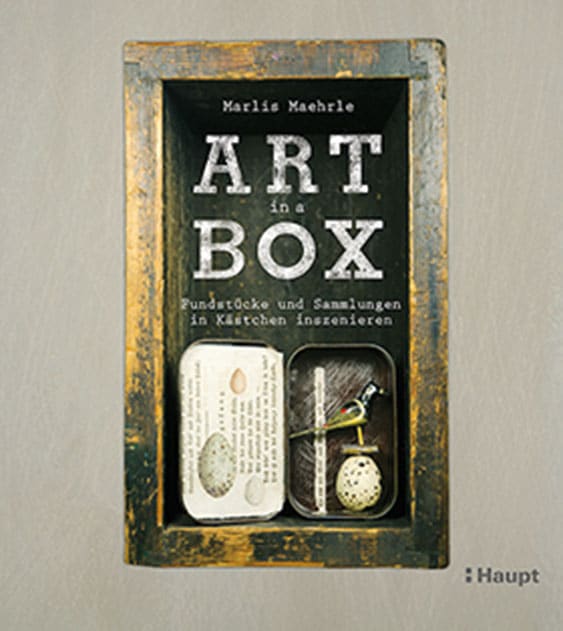 kunstreiche Flaschenpostbox im Buch Art-in-the-Box