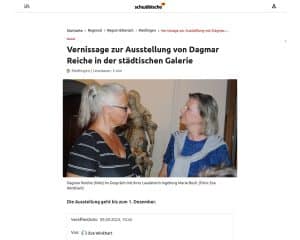 ...dann kann ich Leises hören: Pressartikel in der Schwäbsichen Zeitung 9.9.24